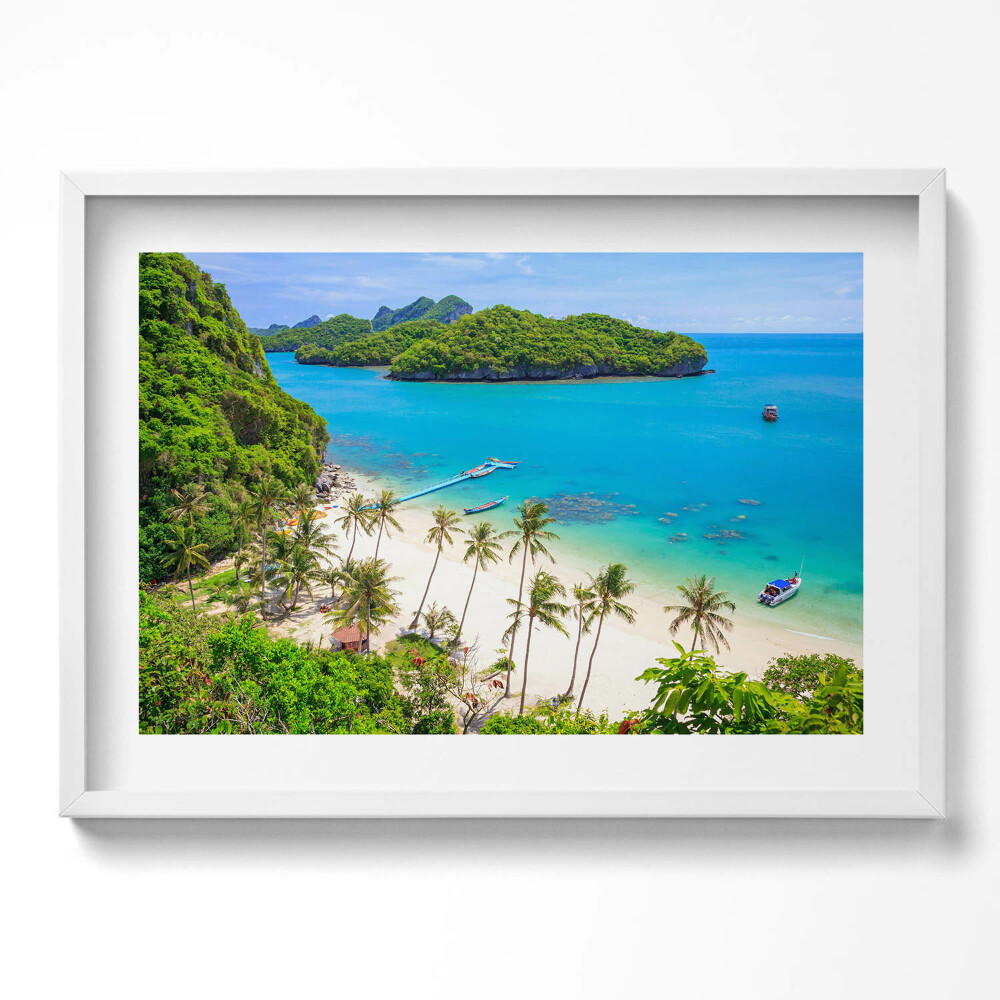 Obraz v rámu moderní Národní park Koh Samui Thajsko