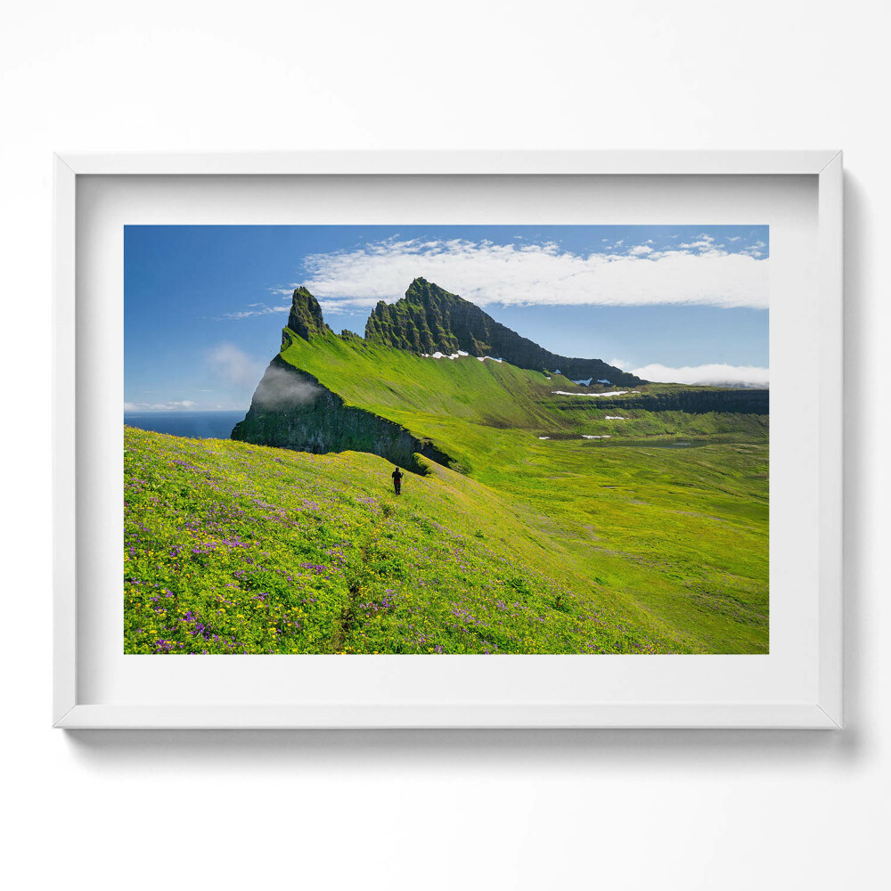 Obraz v rámu moderní Islandská rezervace Hornstrandir