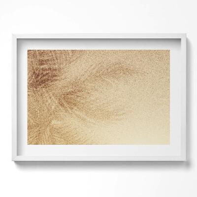 Obraz v rámu moderní Pláž písek dovolená