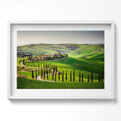 Obraz v rámu moderní Krajina, italská atmosféra