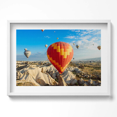 Obraz v rámu moderní Létající balónky