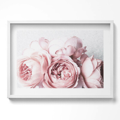 Obraz v rámu moderní Jemná romantická kytice květin