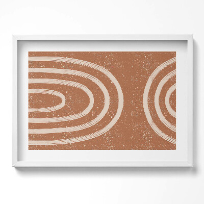 Obraz v rámu moderní Minimalistické umění v boho stylu