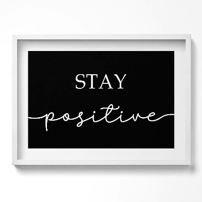 Obraz v rámu moderní Motivační nápis 