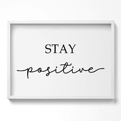 Obraz v rámu moderní Motivační nápis 