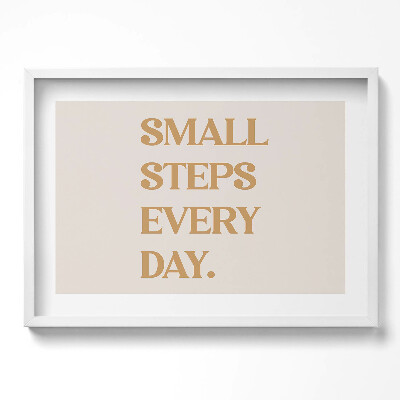 Obraz v rámu moderní Motivační nápis 