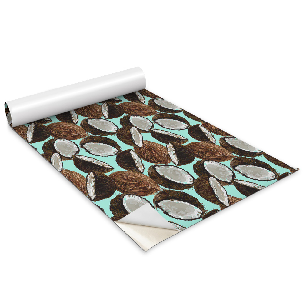 Tapeta na nábytek Kreslený kokosový ořech