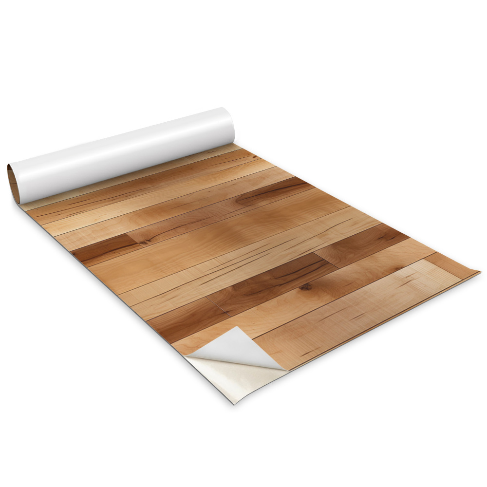 Tapeta na skříň Světlá prkna