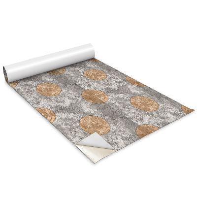 Samolepící fólie na nábytek Kruhy na betonových dlaždicích