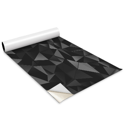 Samolepící tapeta na nábytek Tmavé trojúhelníky 3D efekt