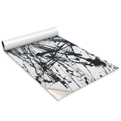 Fólie na nábytek Stříkající černé štětce