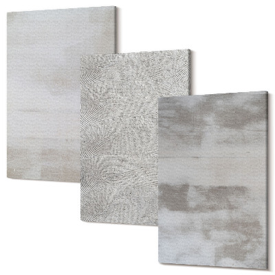 Sada obrazů na zeď triptych Moderní texturní struktury v minimalistickém stylu