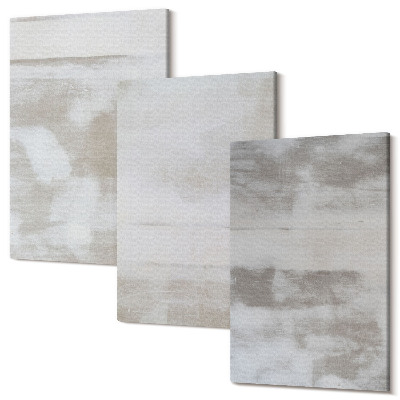 Sada 3 obrazů Opotřebované textury moderní průmyslový styl