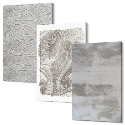 Sada 3 obrazů Průmyslové struktury abstraktní design