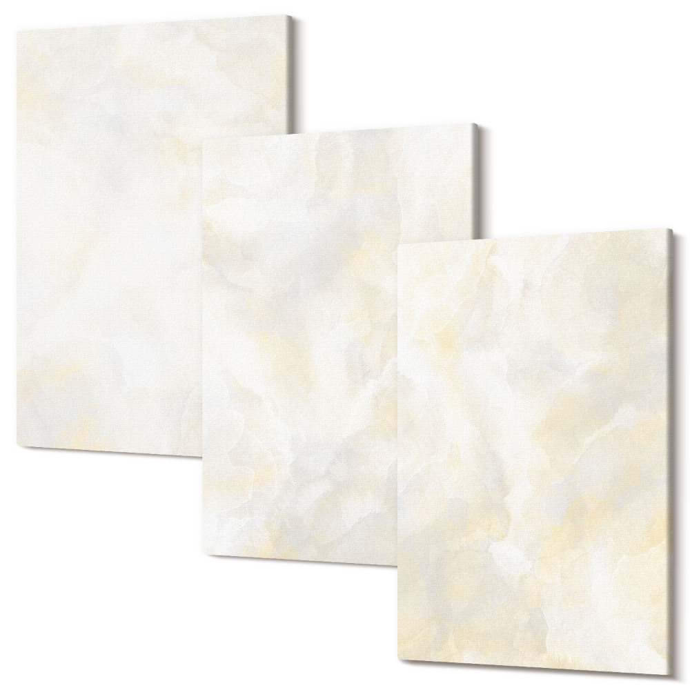 Sada 3 obrazů Světlé textury tahy štětcem design