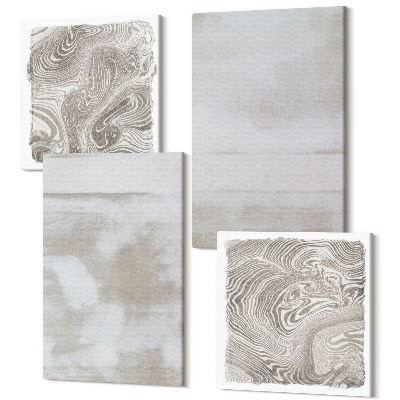 Sada obrazů kvadryptych Opotřebované textury moderní průmyslový styl