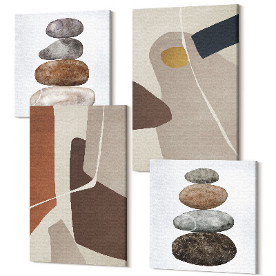 Sada obrazů kvadryptych Abstraktní obraz boho obrazů v moderním stylu