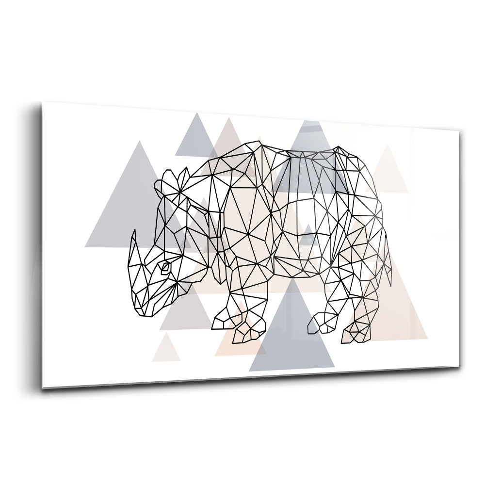 Skleněný obraz na stěnu Geometrický vzor