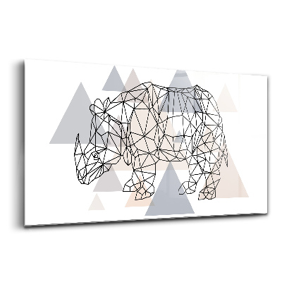 Skleněný obraz na stěnu Geometrický vzor