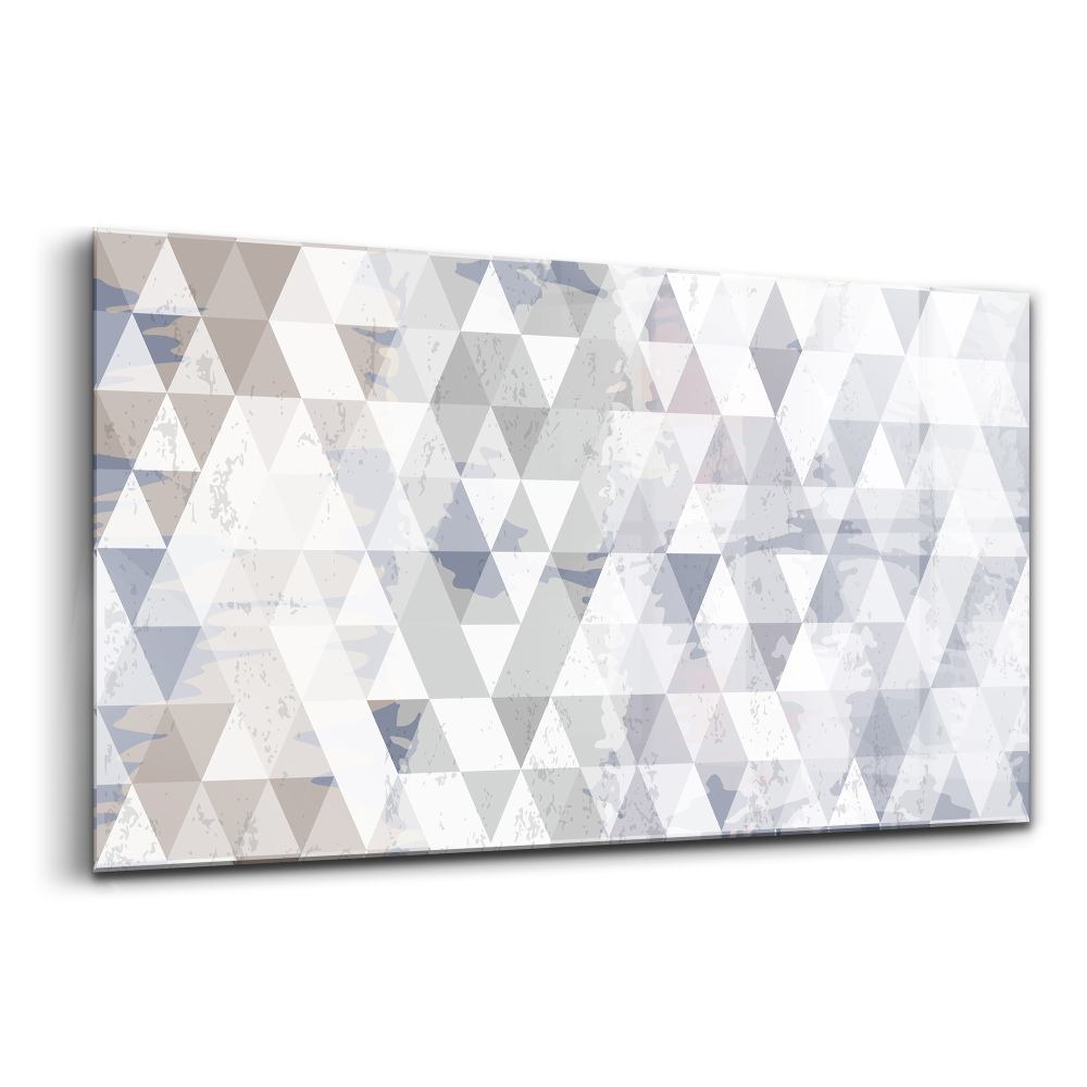 Obraz na skle Geometrický vzor s trojúhelníky
