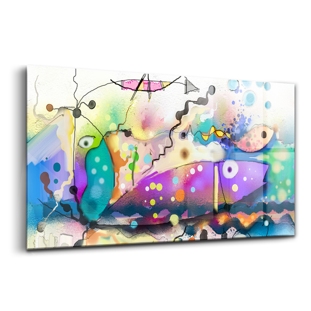 Skleněný obraz na zeď Obraz ryb v moři