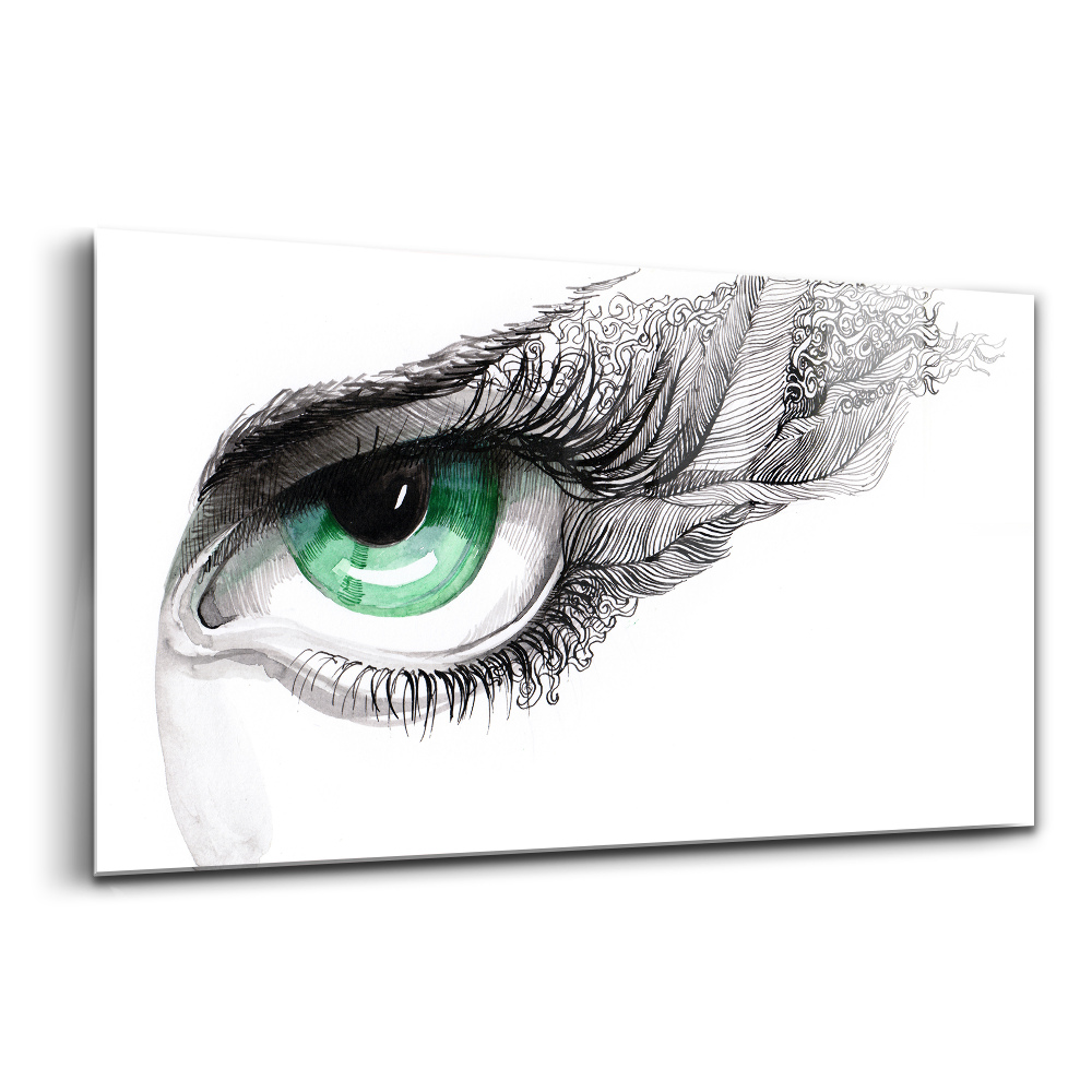 Obraz na skle Abstraktní lidské oko