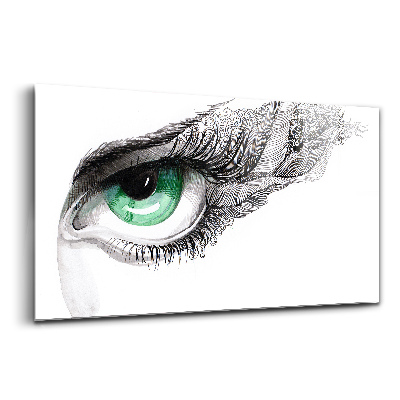 Obraz na skle Abstraktní lidské oko