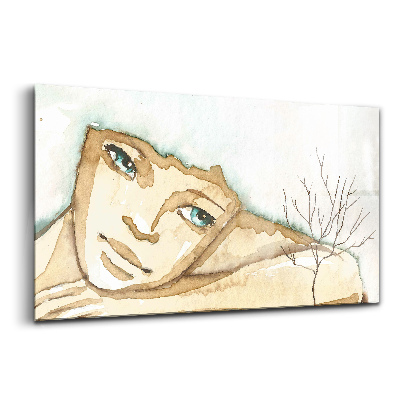 Obraz na skle Portrét ženy