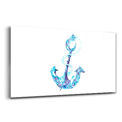 Skleněný obraz na stěnu Mořská kotva
