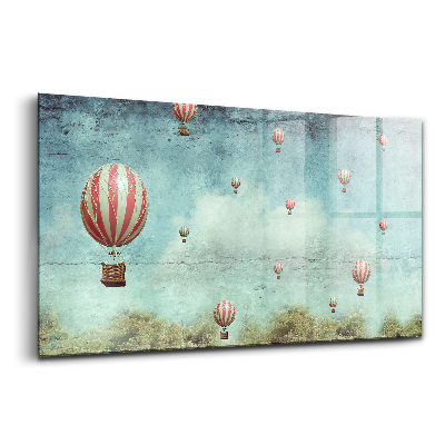 Obraz na skle Balónky