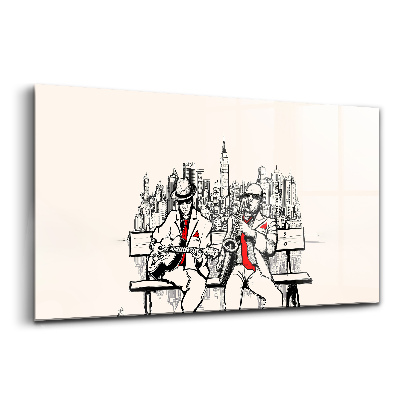 Obraz na skle Jazz v New Yorku