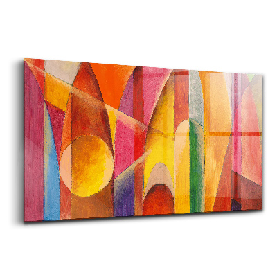 Skleněný obraz na stěnu Abstraktní umělecká výzdoba
