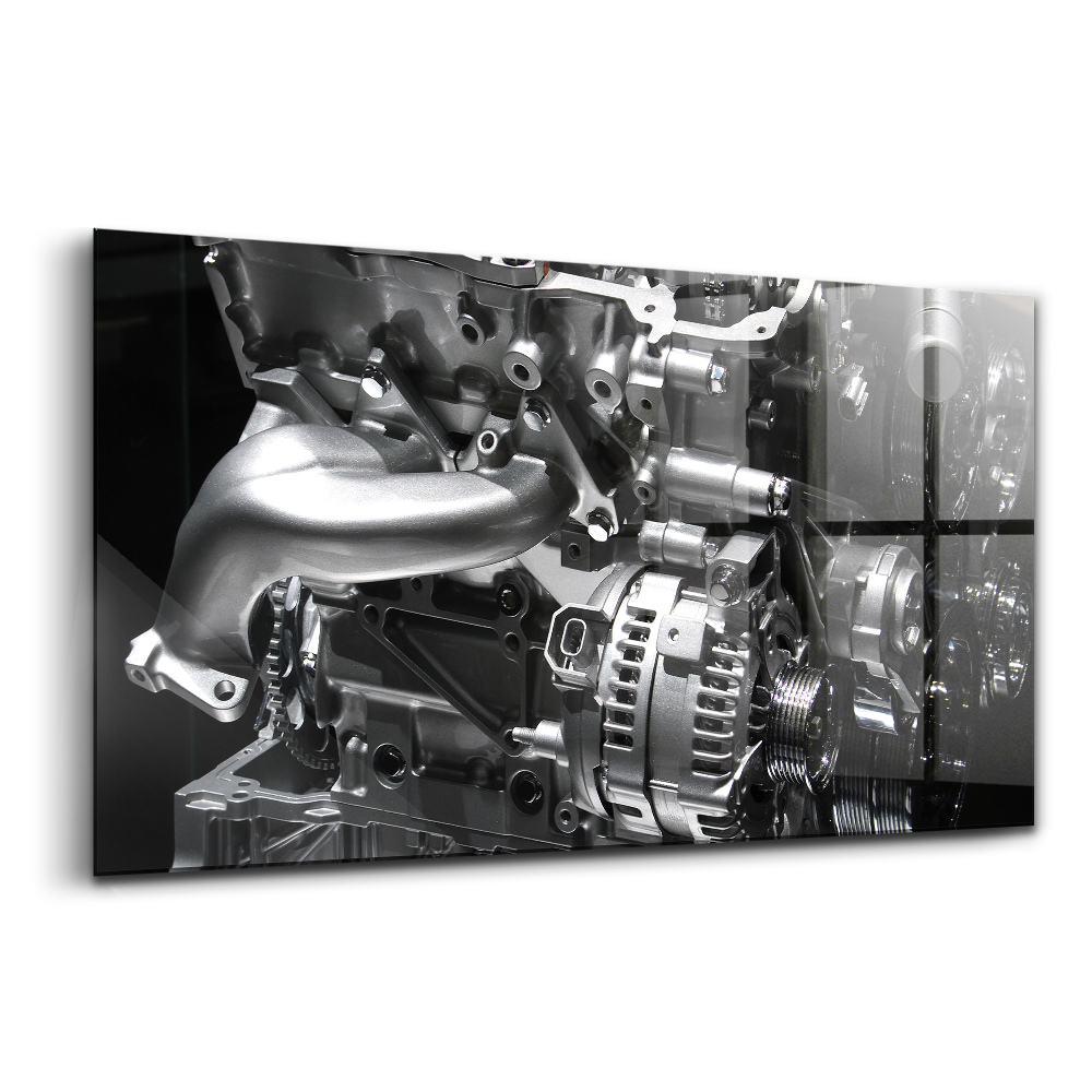 Obraz na skle Část spalovacího motoru automobilu