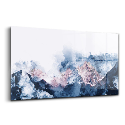 Obraz ze skla Abstraktní pohoří