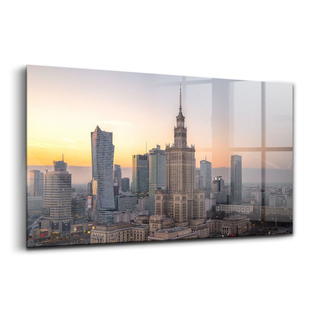 Obraz ze skla Palác kultury a vědy Varšava