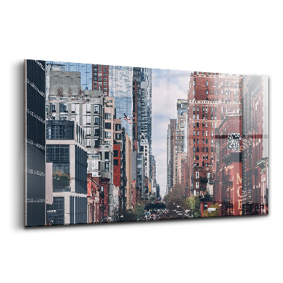 Skleněný obraz na zeď Ulice New Yorku
