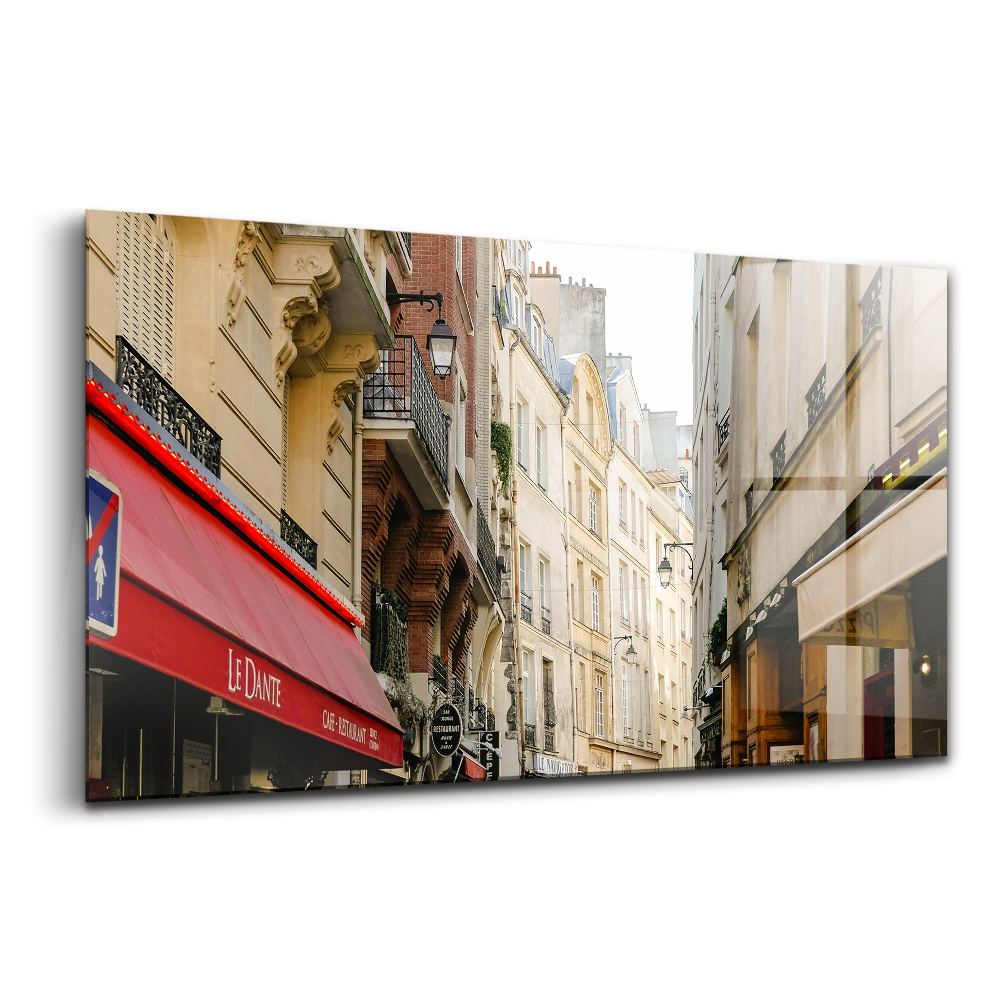 Skleněný obraz na zeď Francouzská ulička historické město