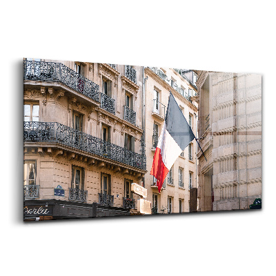 Obraz ze skla Francouzské město Paříž