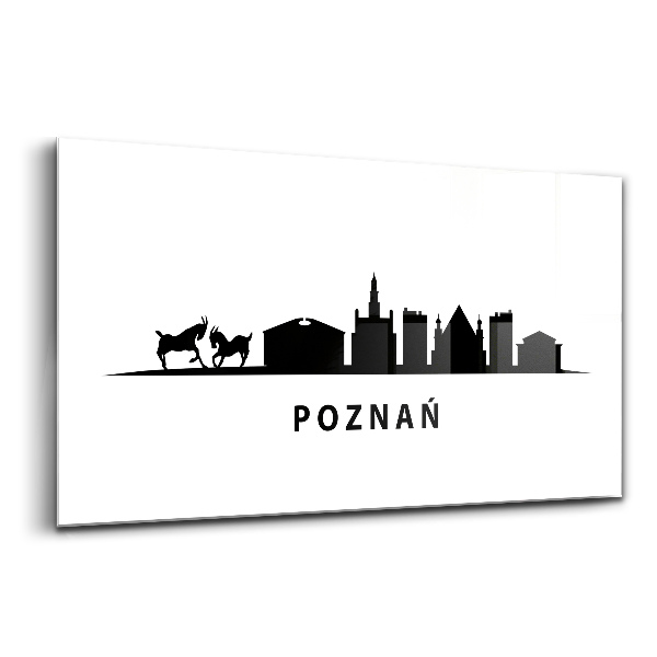 Skleněný obraz Panoramatická grafika Poznaně