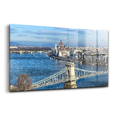Obraz ze skla Budapešťský most