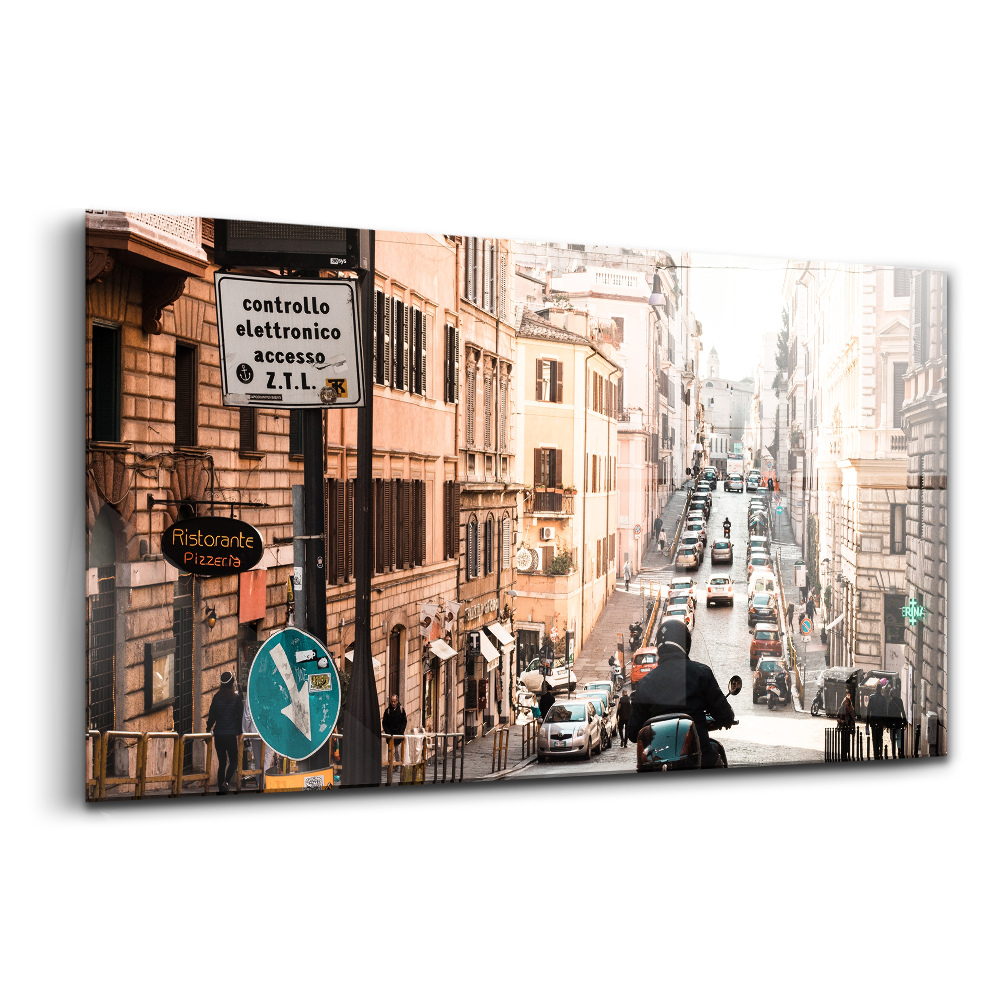 Obraz na skle Ulice v Římě