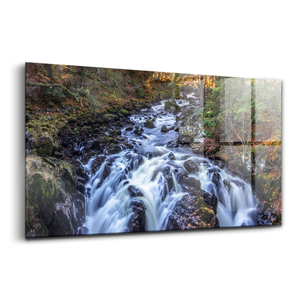 Skleněný obraz na zeď Obrázek říční krajiny
