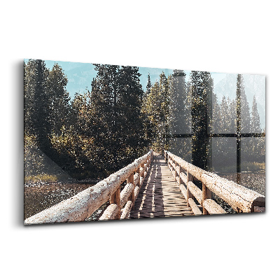 Skleněný obraz na zeď Hory v Yellowstonu