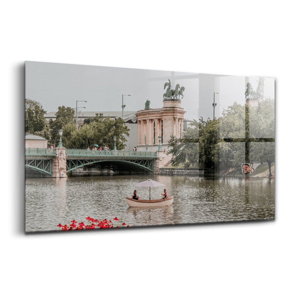 Obraz ze skla Lidé na lodi