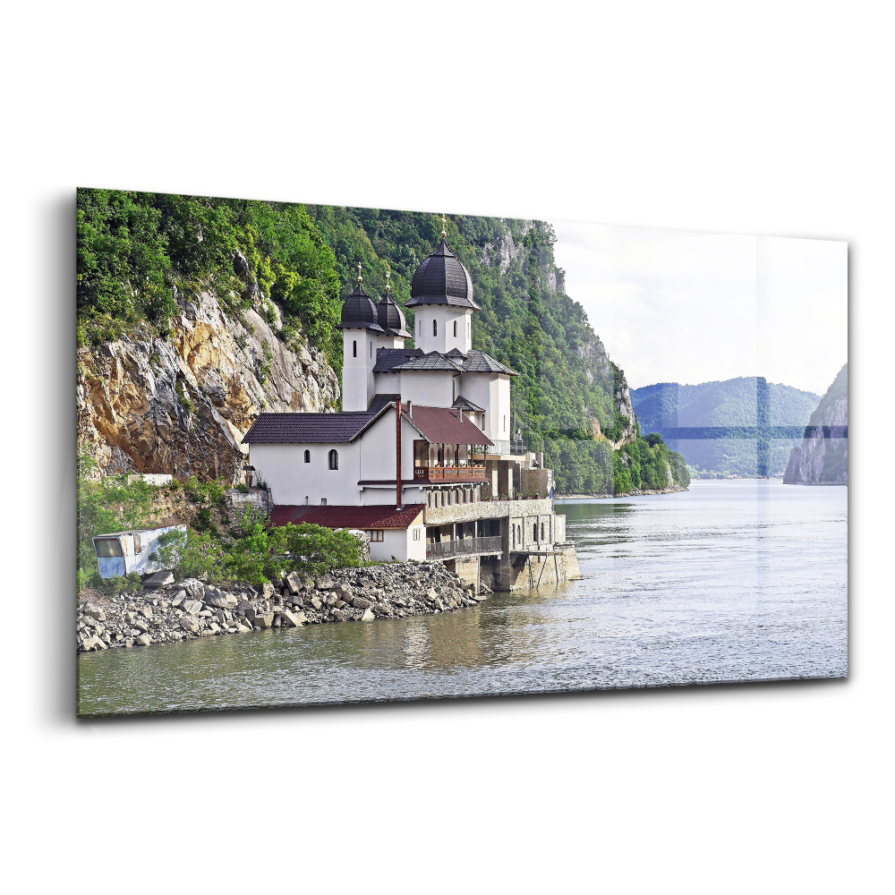 Skleněný obraz Kostel u vody