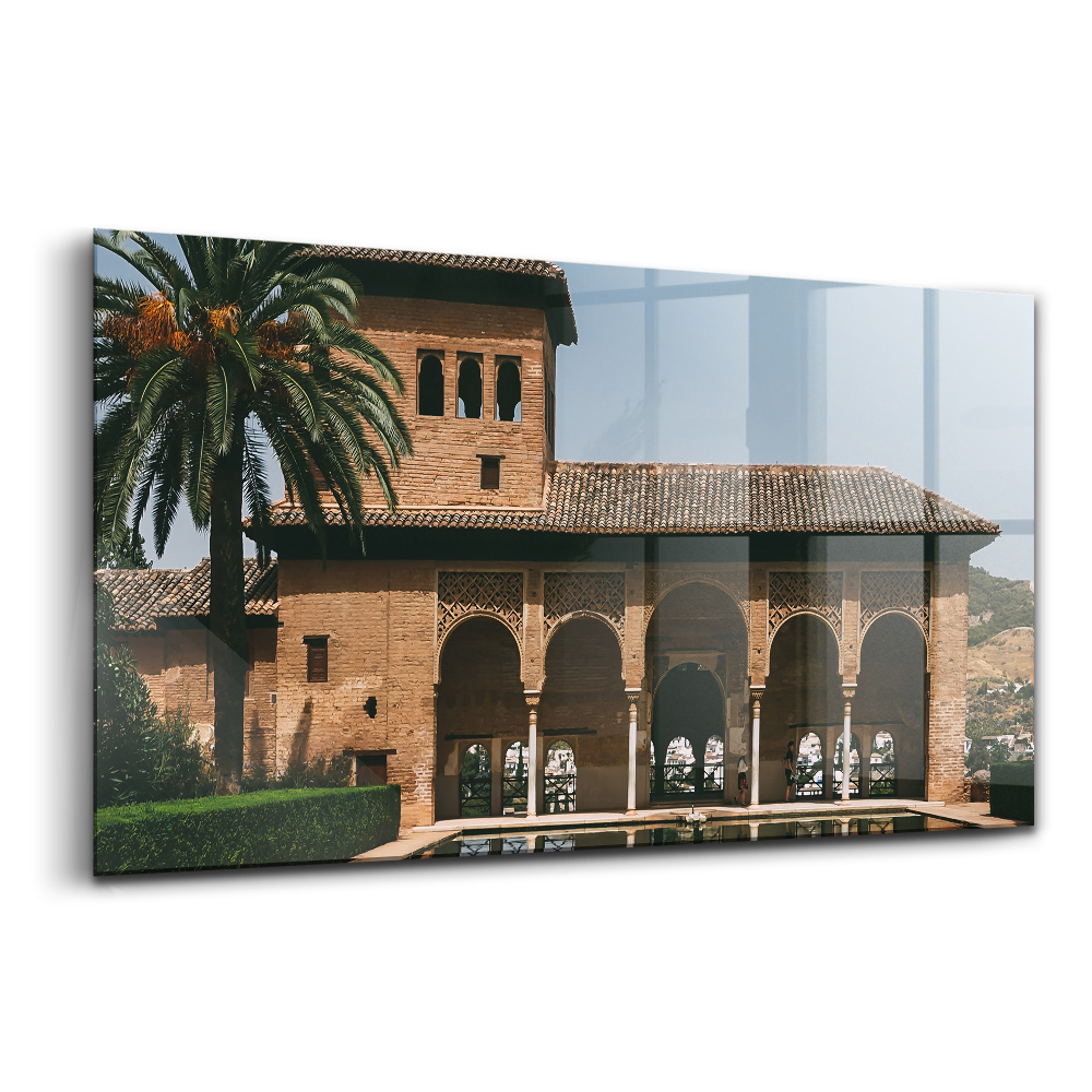 Luxusní skleněný obraz Palma na Grenadě