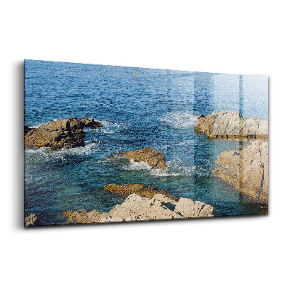 Luxusní skleněný obraz Pobřeží Costa Brava