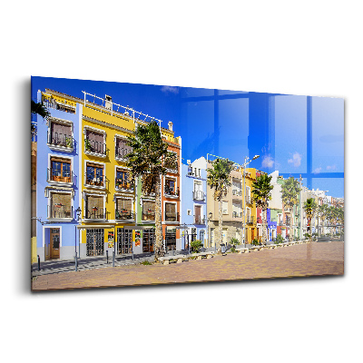 Obraz na skle Město v costa blanca