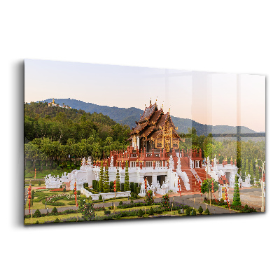 Skleněný obraz na zeď Botanická zahrada v Chiang Mai