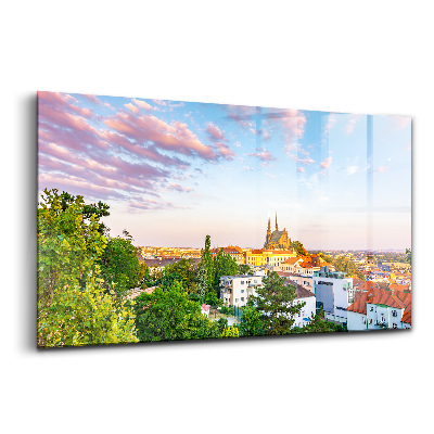 Obraz na skle Budovy v Brně Česká republika